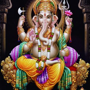 5 Indian religion with rhinestone